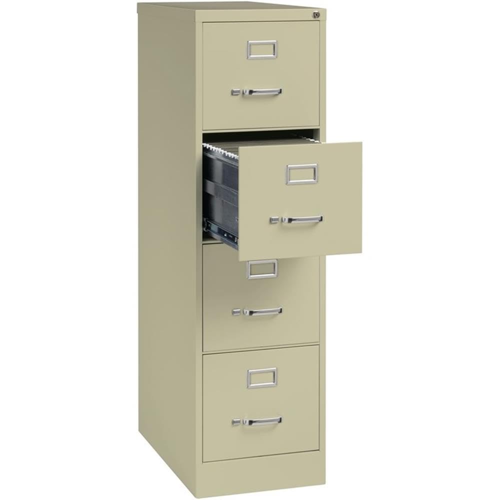Beige 4-Drawer Metal Letter File Cabinet M941336