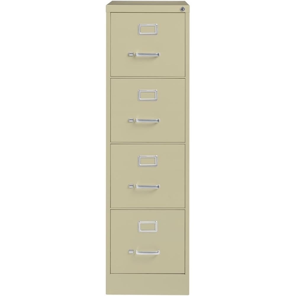 Beige 4-Drawer Metal Letter File Cabinet M941336