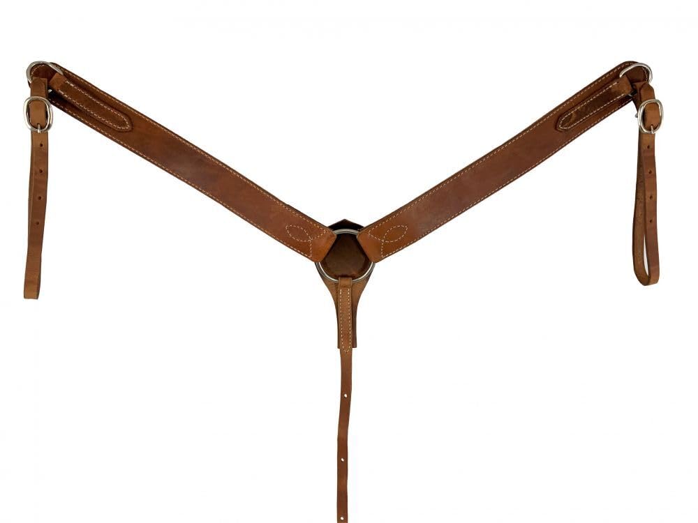 Dark Brown Leather Western Breast Collar U2258