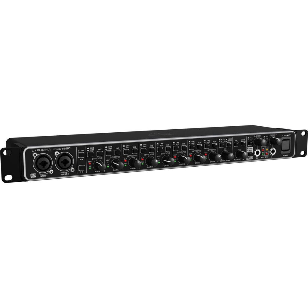 18x20 USB Audio/MIDI Interface with Mic Preamplifiers and ADAT I/O T32136