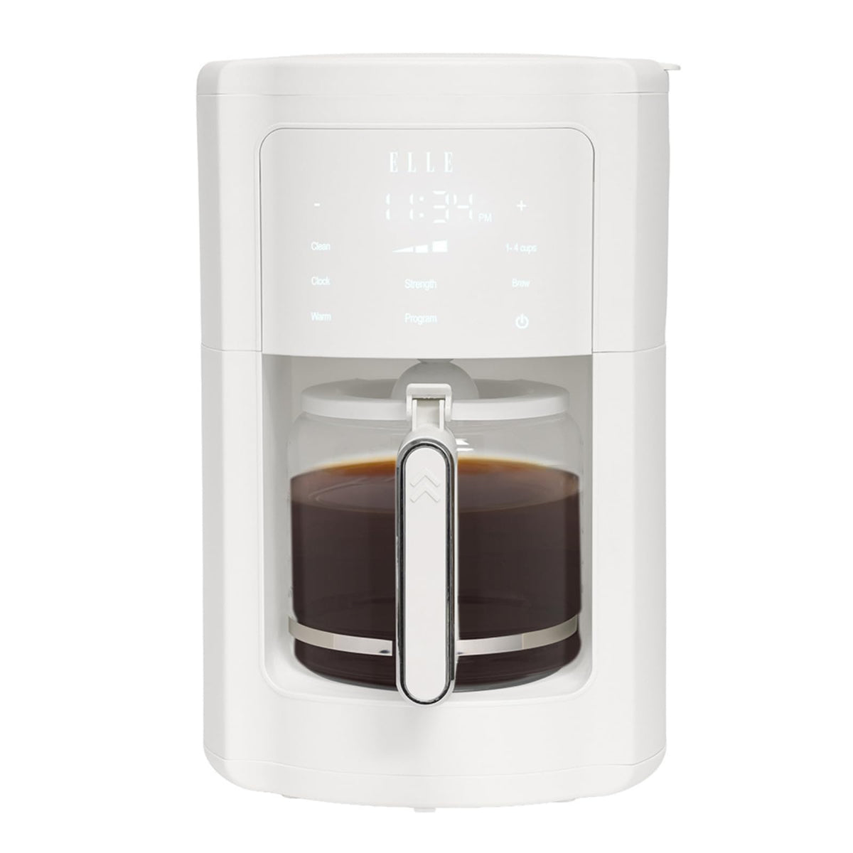 1.8L Digital Programmable Coffee Maker with Washable Filter, White F14147