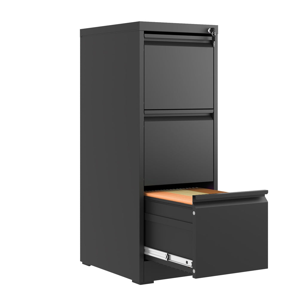3 Drawer Metal File Cabinet with Lock V2604