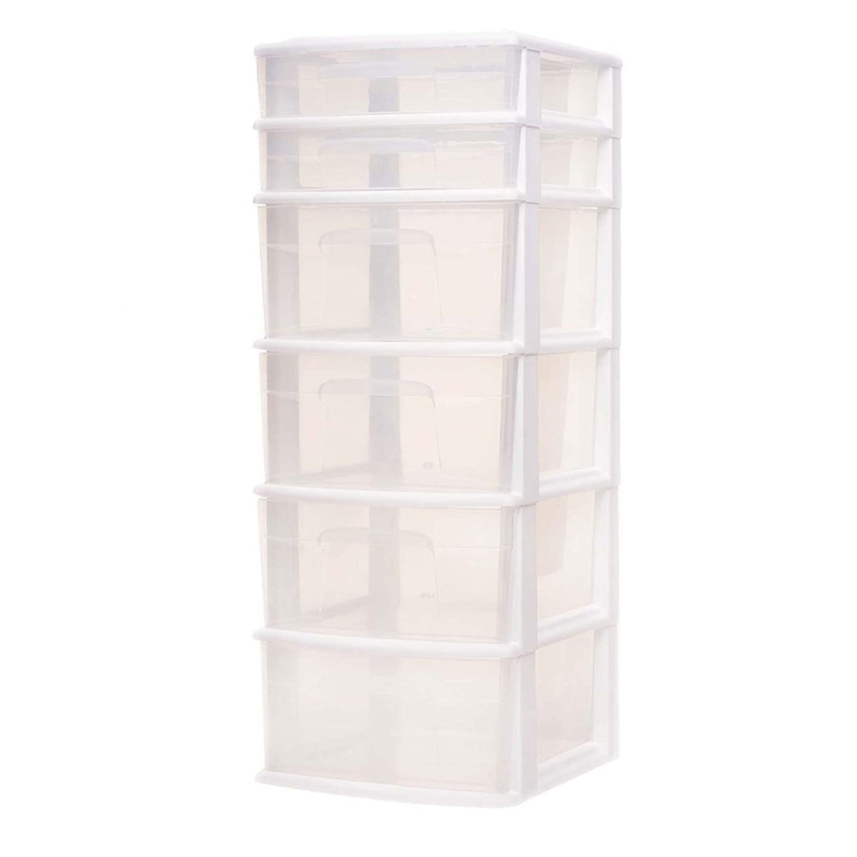6 Drawer Plastic Storage Cart 2 Pack P8942