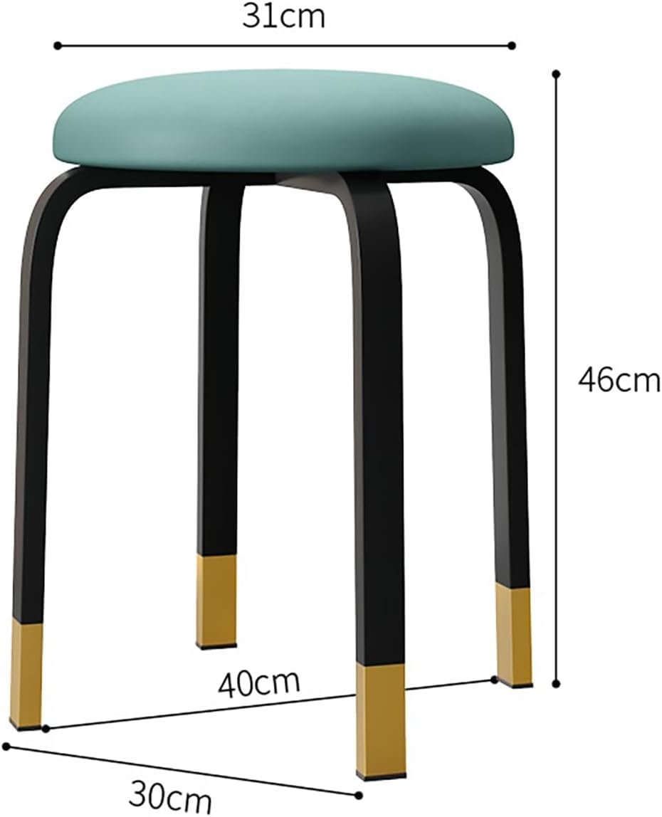 4 Pcs Stacking Round Stools E54439