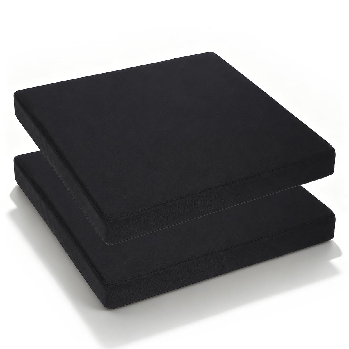 Black Portable Waterproof Stadium Seat Cushions with Handle G25366
