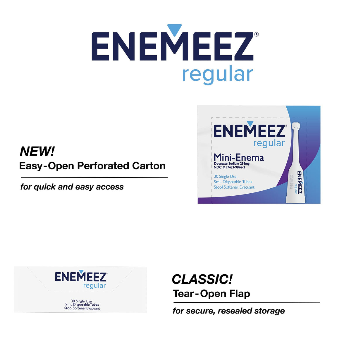 Docusate Sodium Mini Enema 283mg 30 Count Q87551