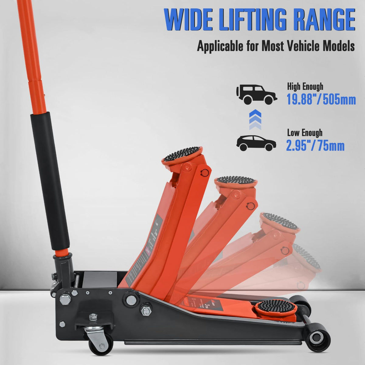 3 Ton Low Profile Hydraulic Floor Jack U321277