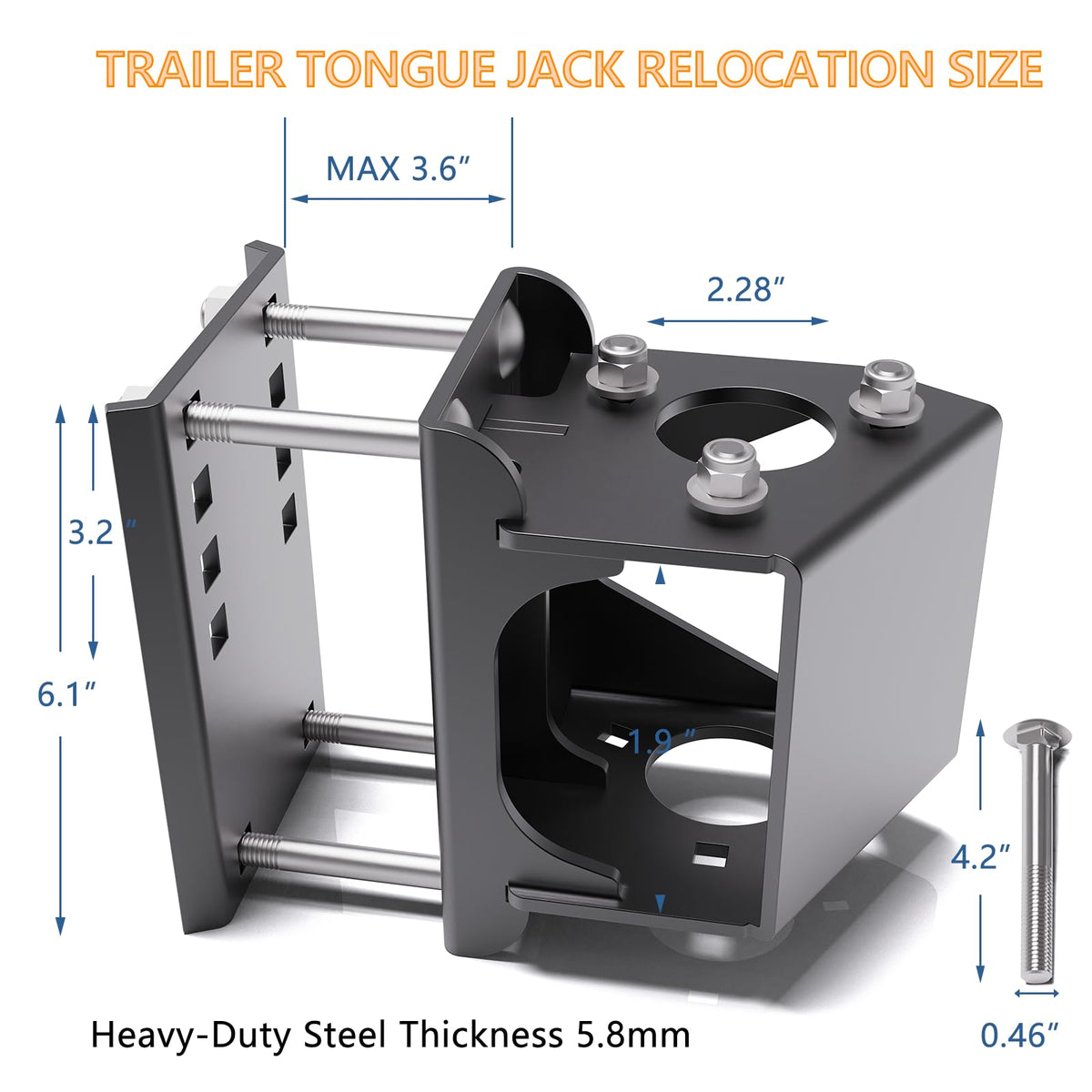 Trailer Jack Relocation Kit C18584