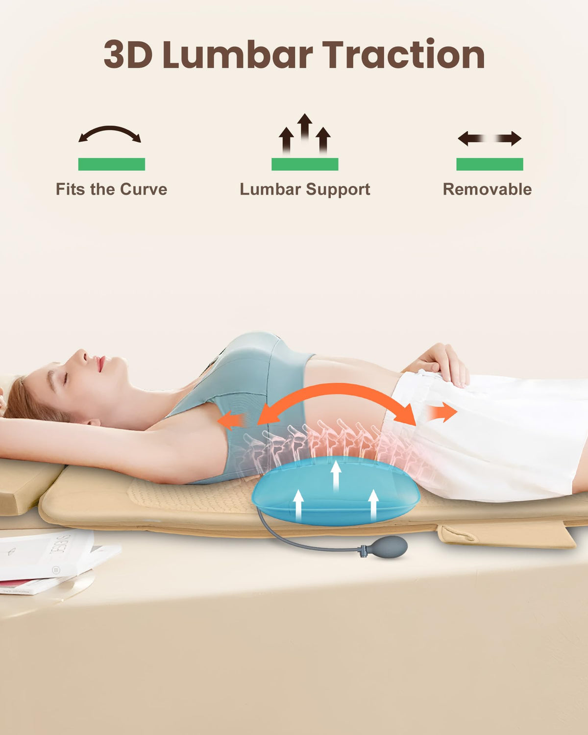 Foldable Full Body Massage Mat with Heat and Vibration W461