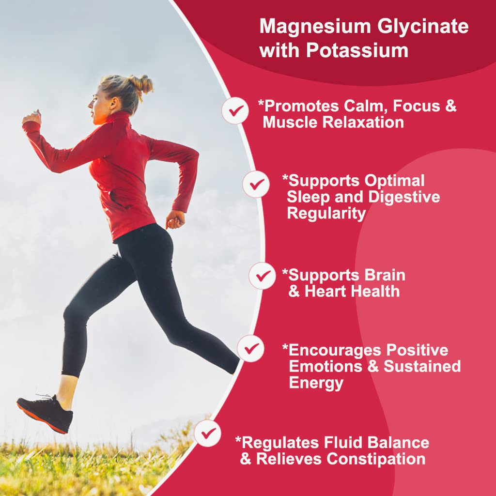 Magnesium Glycinate Gummies 400 mg with Vitamin D, B6 - 60 Gummies G250