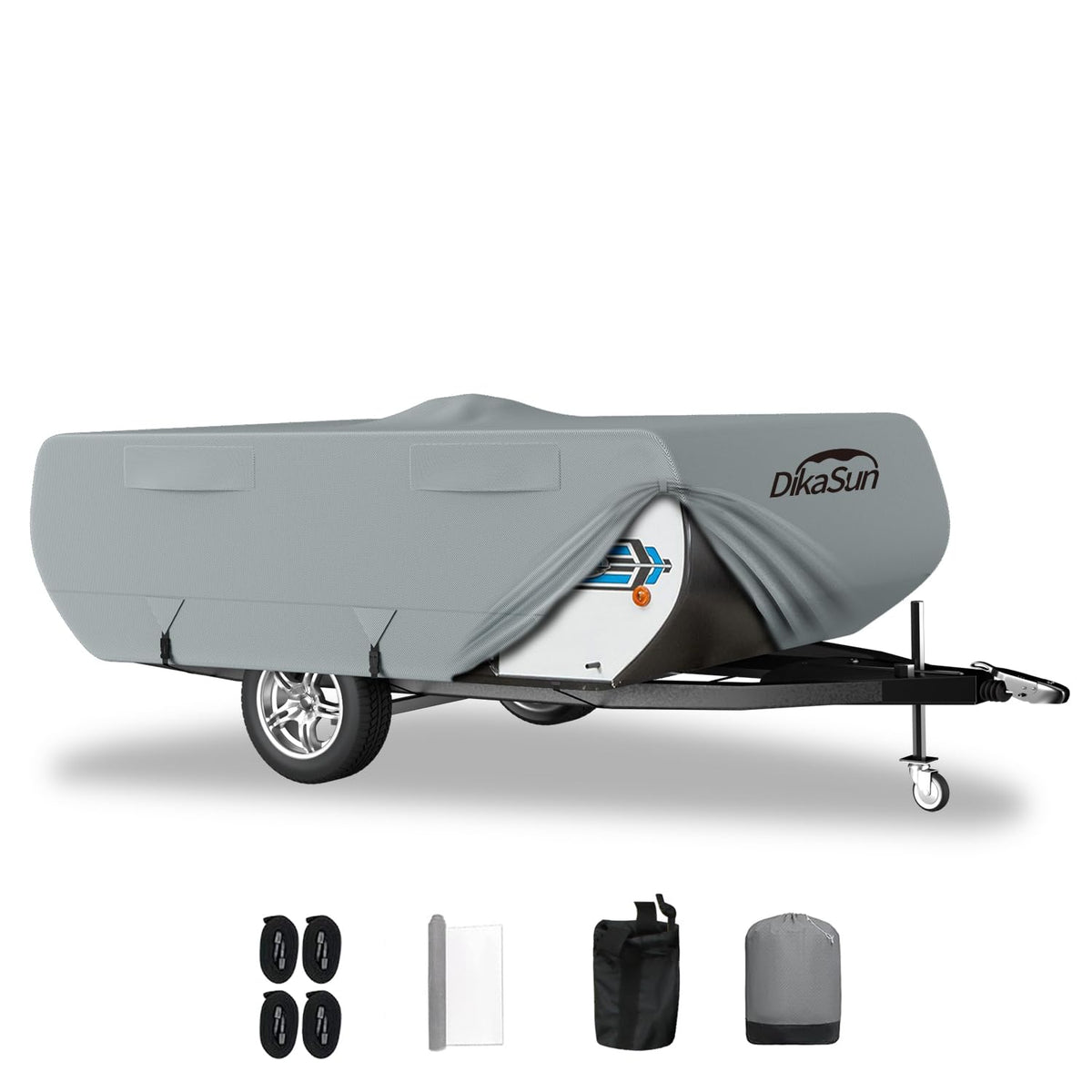 14' ~ 16' 7 Layers Waterproof Pop-up Camper Cover M1078