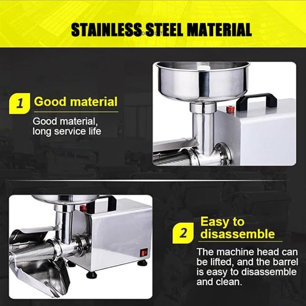 Electric Tomato Press & Strainer Machine Stainless Steel S61640