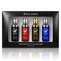 Men's 4 Eau de Toilette Colognes 1oz Gift Set V720083
