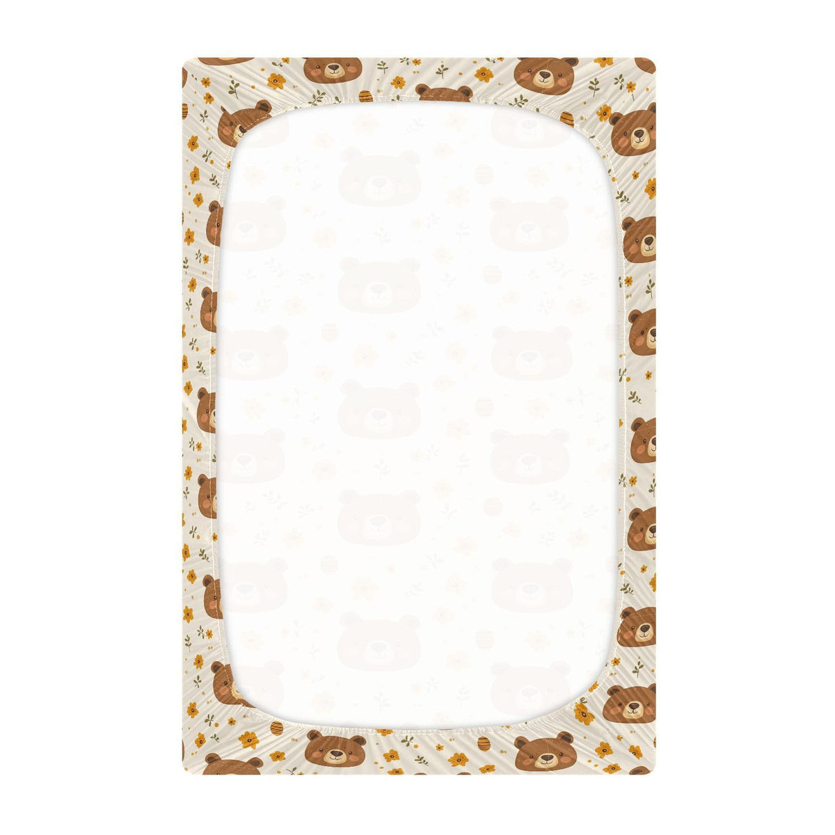 Soft Breathable Microfiber Crib Sheet F19404