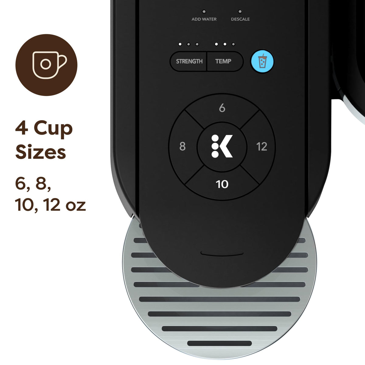 Black Single Serve K-Cup Pod Coffee Maker O71109