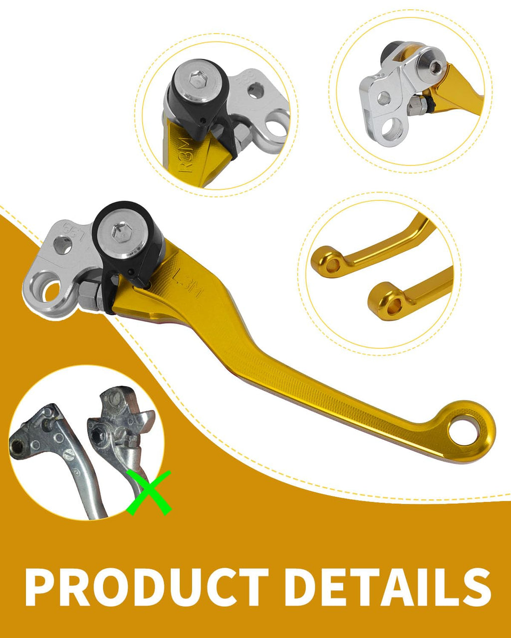 Electric Dirt Bike Brake Levers Q4296