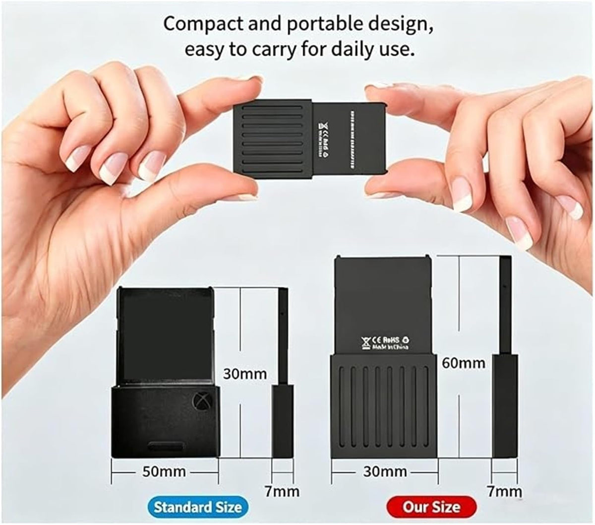 M.2 Hard Drive Expansion Card Enclosure Z7476
