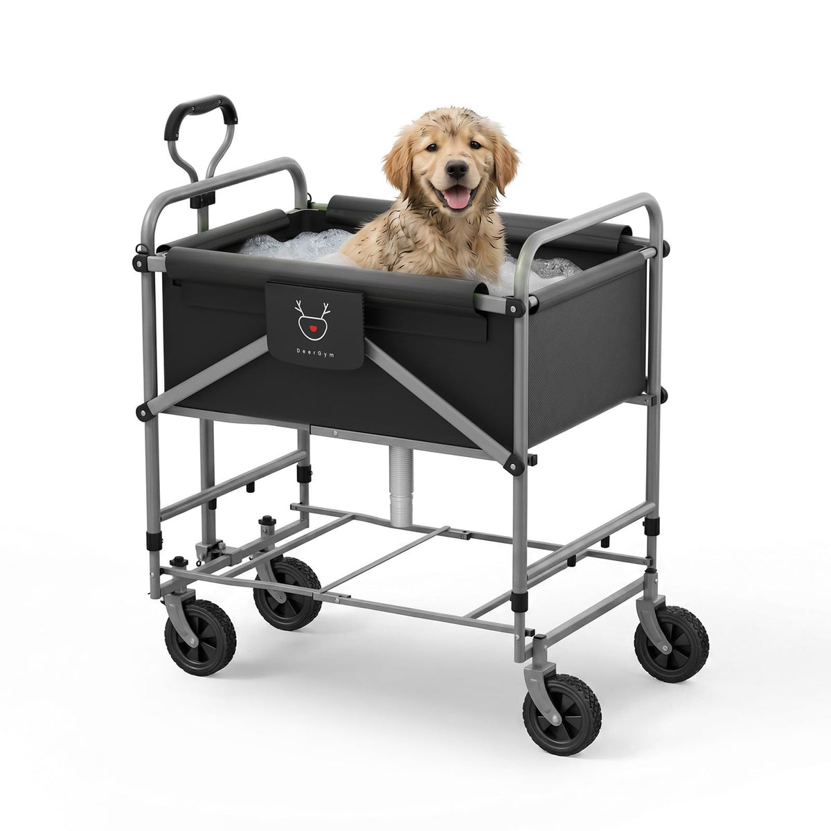 Foldable Dog Bath Cart with Brake Z6935