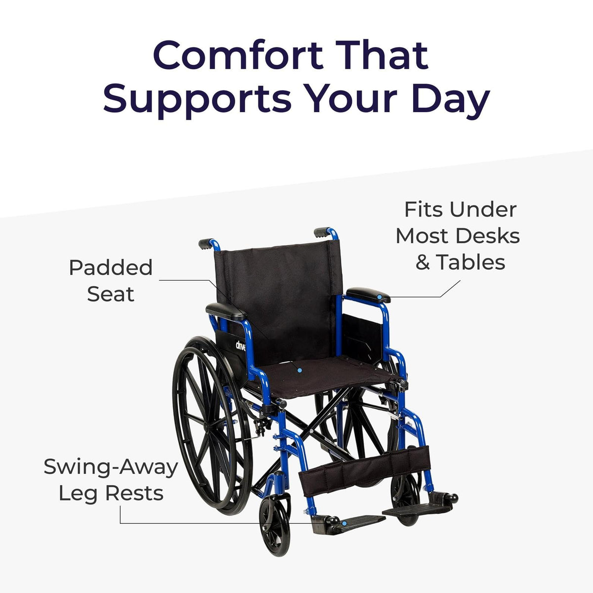 Blue Streak Lightweight Wheelchair H785