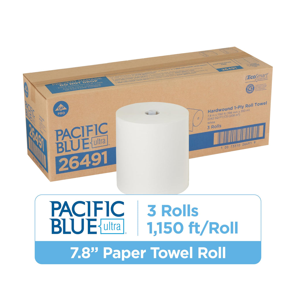 White High-Capacity Paper Towel Rolls B515140