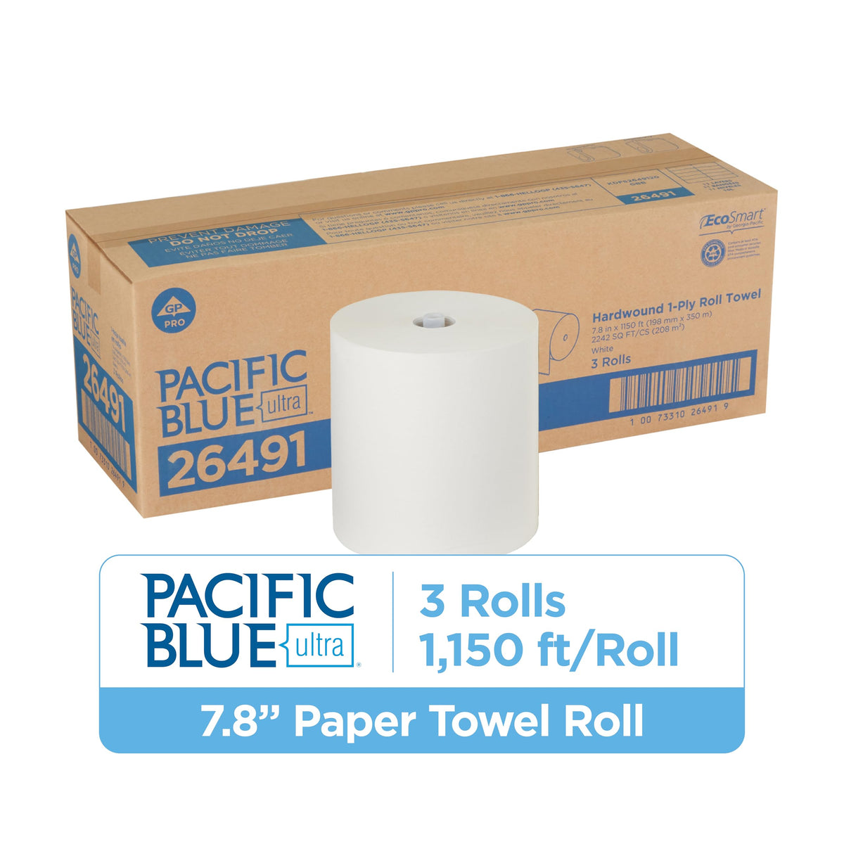 White High-Capacity Paper Towel Rolls B515140