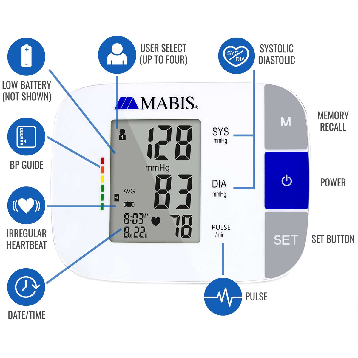 Talking Blood Pressure Monitor D869154