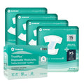 Adult Diapers XSmall 60 Count & Wet Wipes 200 Count N46127