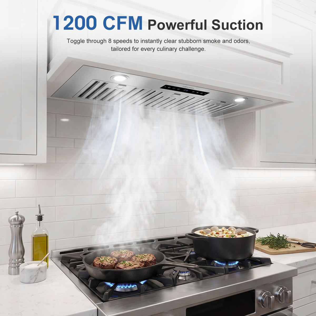 36-Inch 1200 CFM Built-in Range Hood Insert X82993