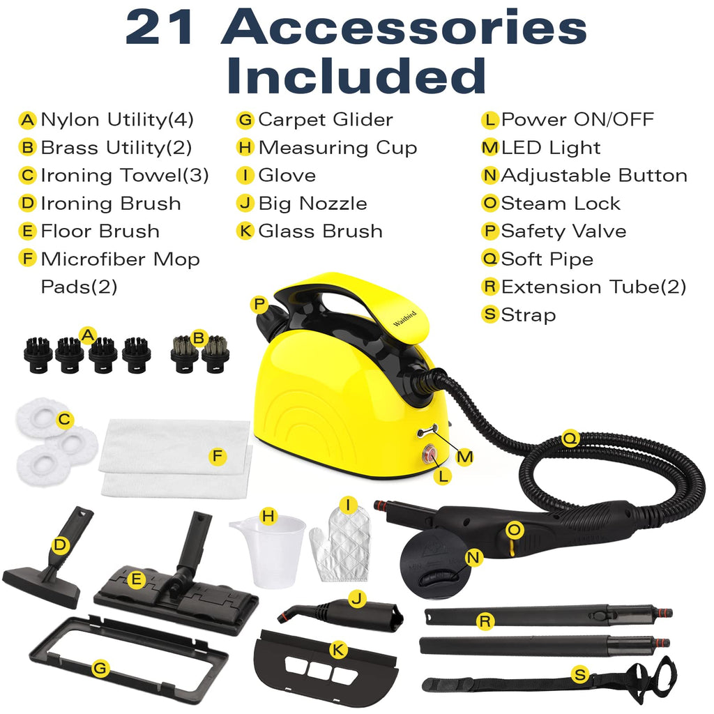 Multipurpose Steam Cleaner with 21 Accessories H35319