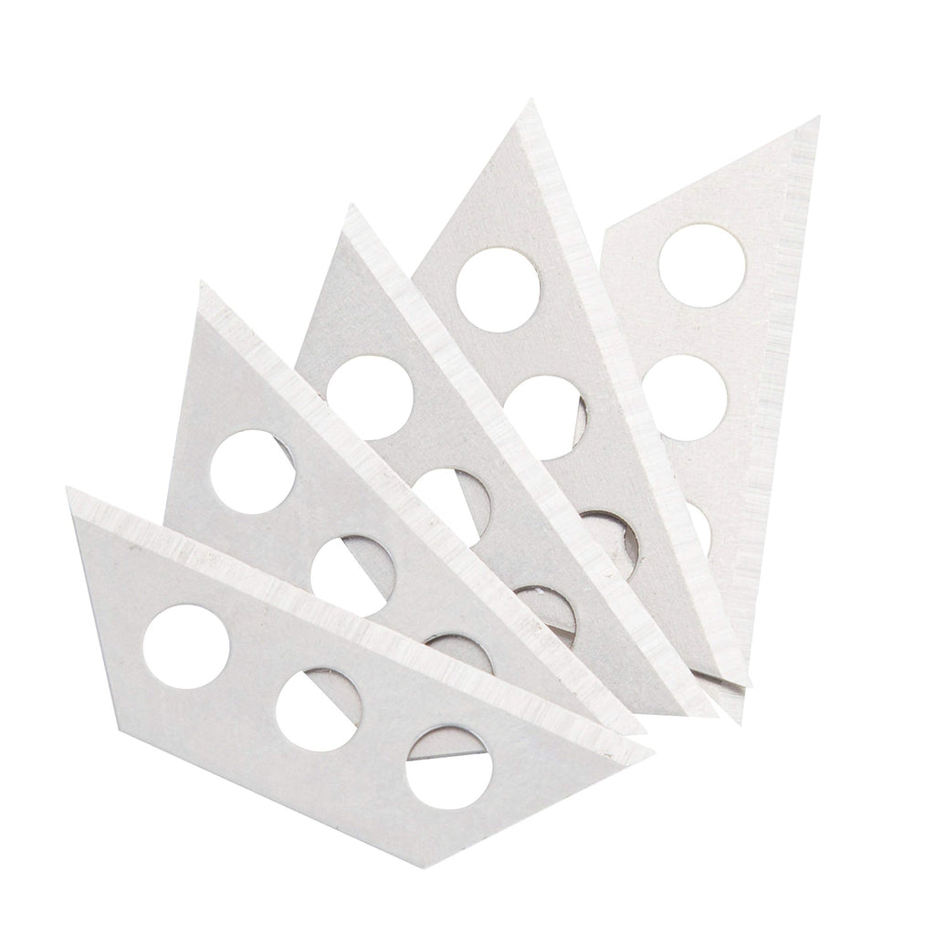 5 Pc Mini Utility Knife Blades 1095 Steel H695541