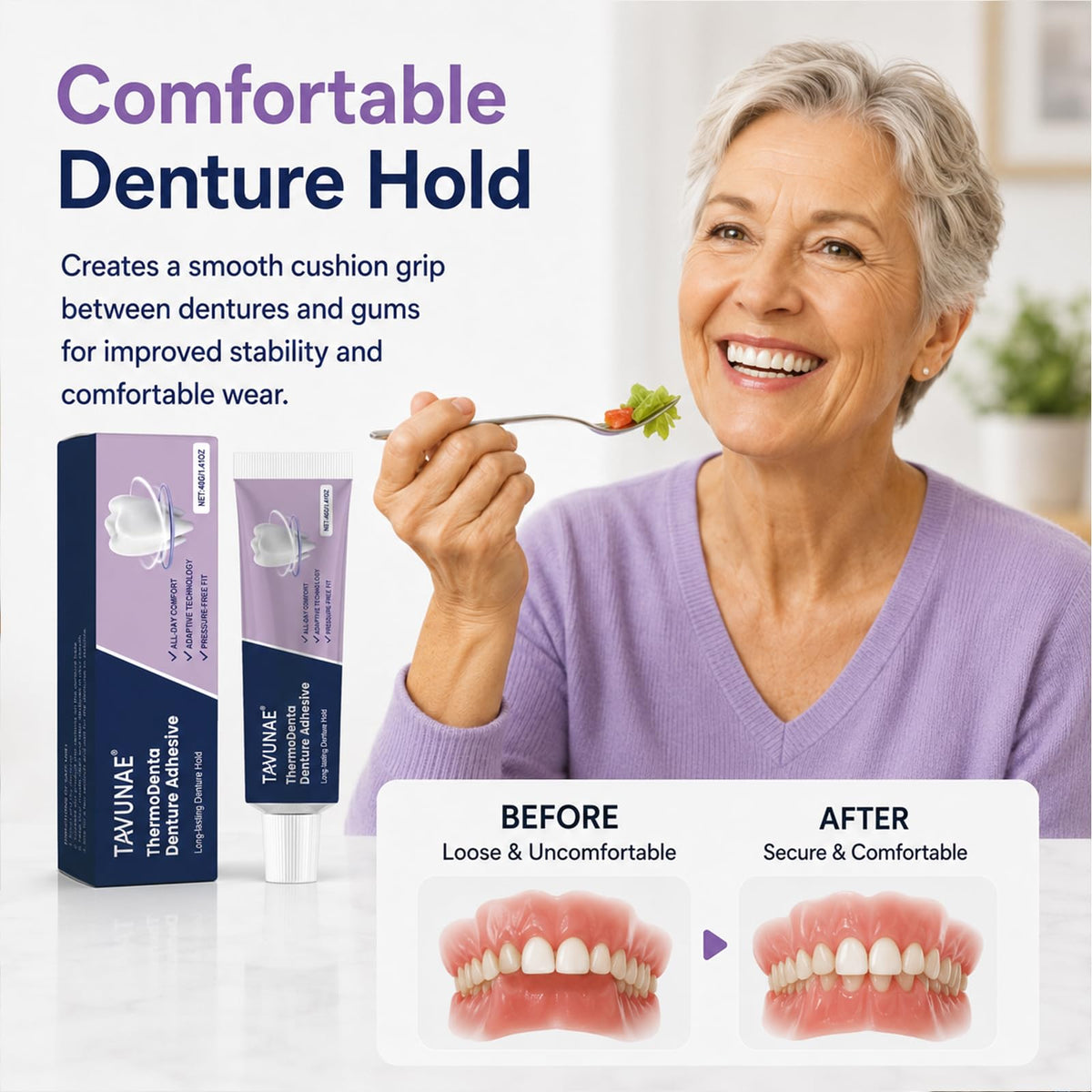 Denture Adhesive Cream H4199