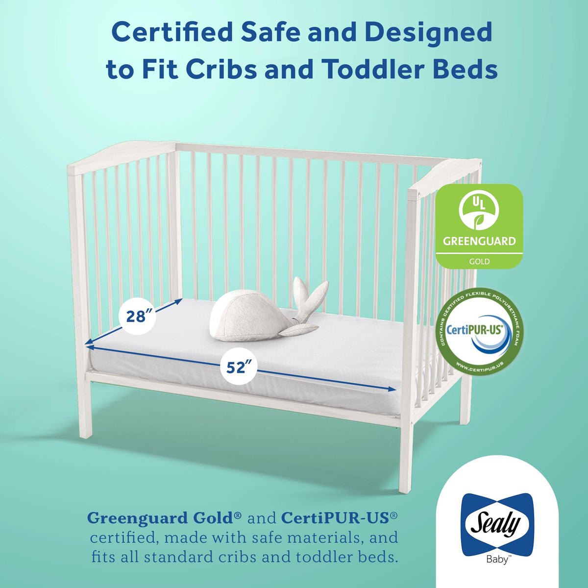2 Stage Infant Crib Mattress X92724