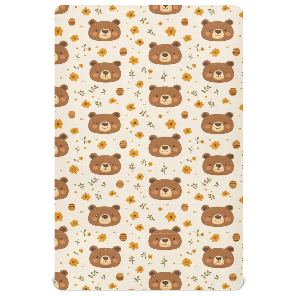 Soft Breathable Microfiber Crib Sheet F19404
