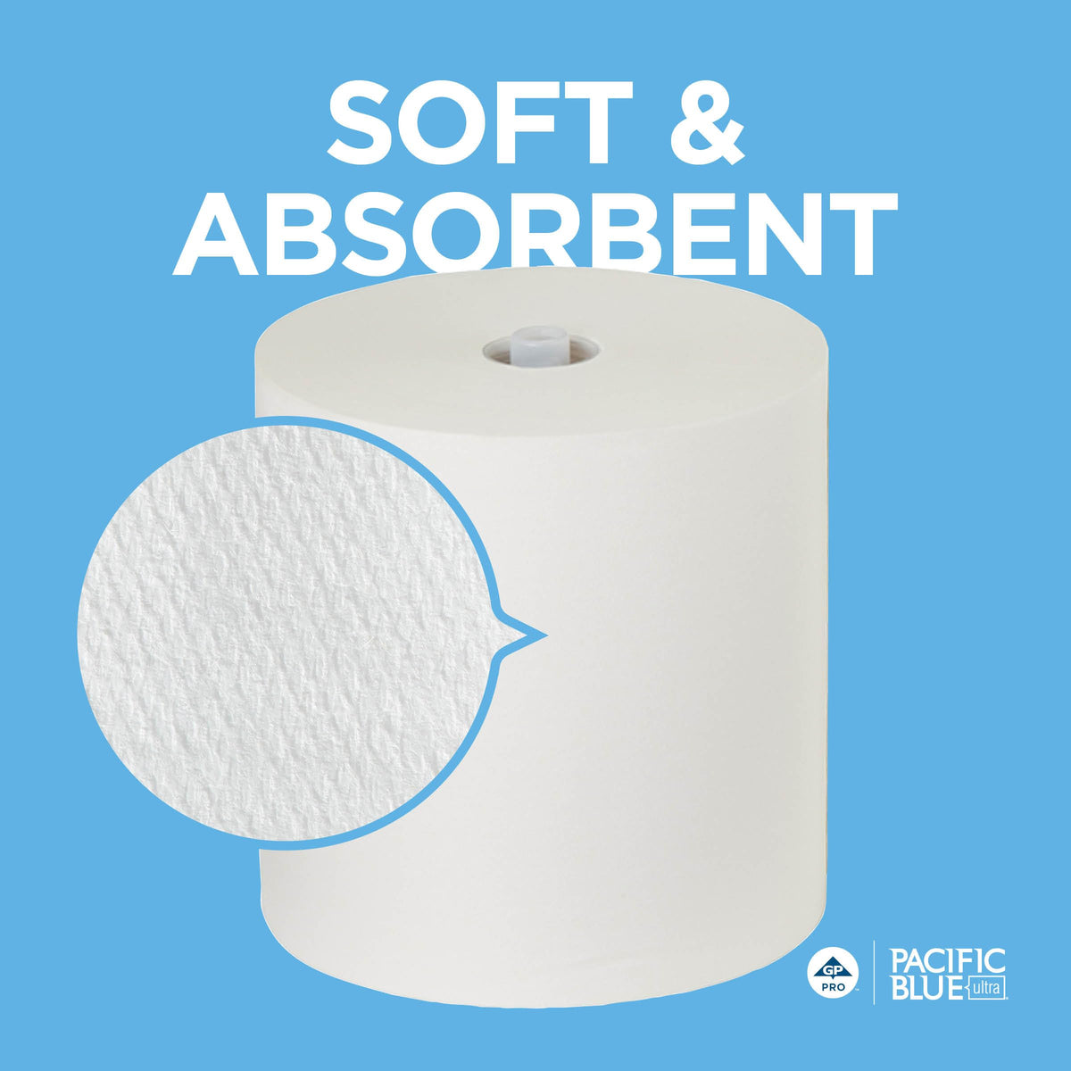White High-Capacity Paper Towel Rolls B515140
