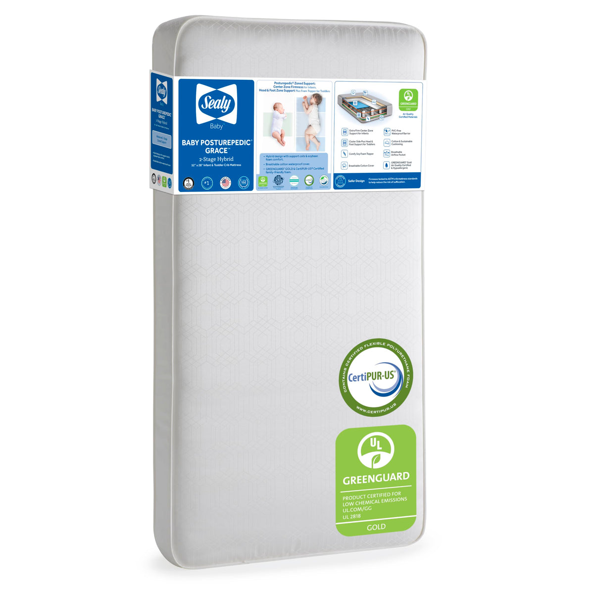 2 Stage Infant Crib Mattress X92724