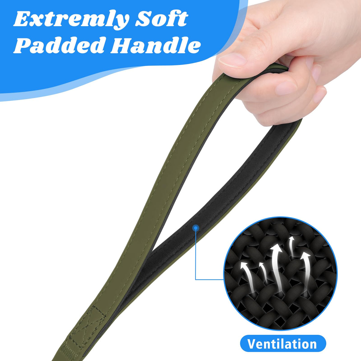 Waterproof 30FT Dog Training Long Leash with Padded Handle O738151