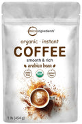 Organic Instant Coffee 1lb Powder Medium to Dark Roast Z521