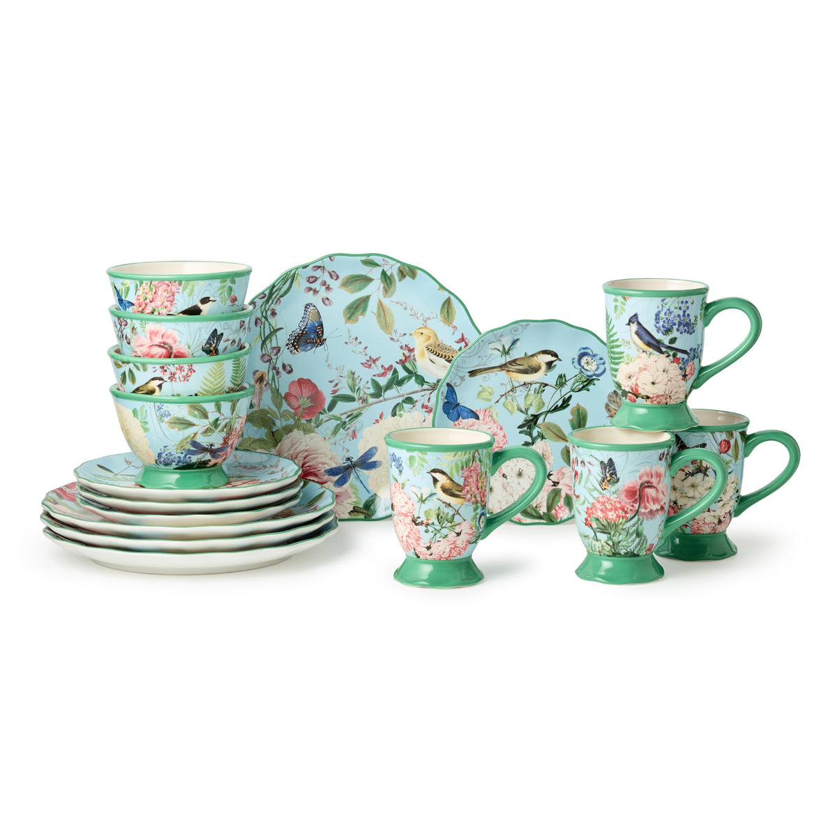 16-Piece Dinnerware Set Service for 4 Y5429