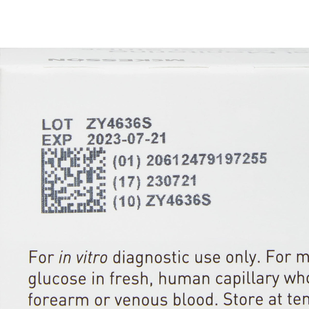 Blood Glucose Test Strips 100 Strips G775