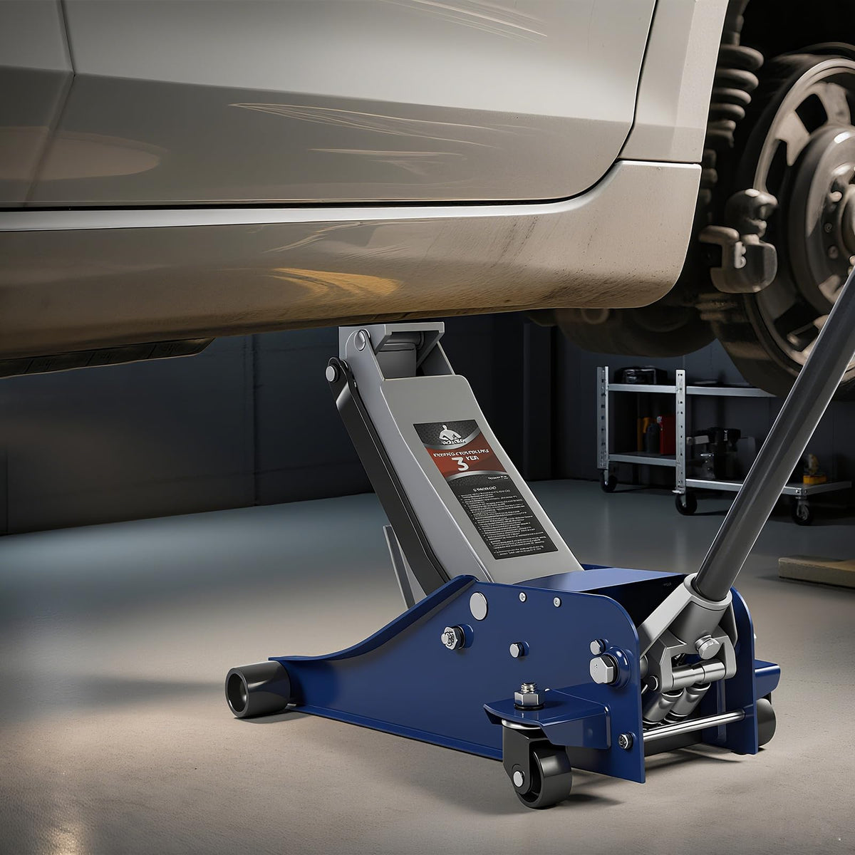 3 Ton Low Profile Hydraulic Steel Floor Jack R872