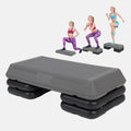 Adjustable Aerobics Platform with 4 Risers Black/Gray L4586