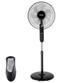 16 inch Oscillating Pedestal Fan, 3-Speed, Black U365