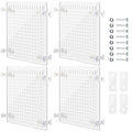 4 Set Acrylic Aquarium Divider Fish Tank Panels R280