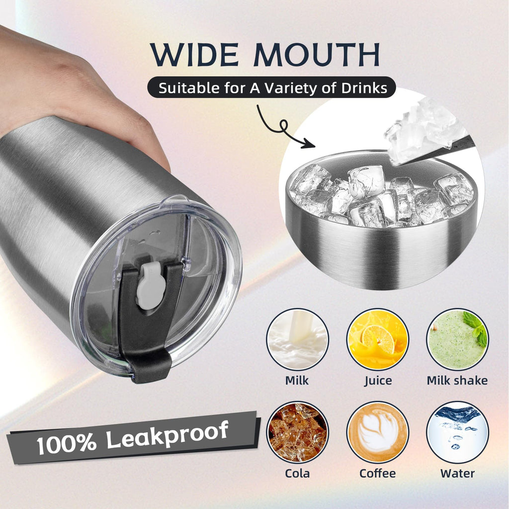 20oz Insulated Tumbler with Lid Straw Z598392