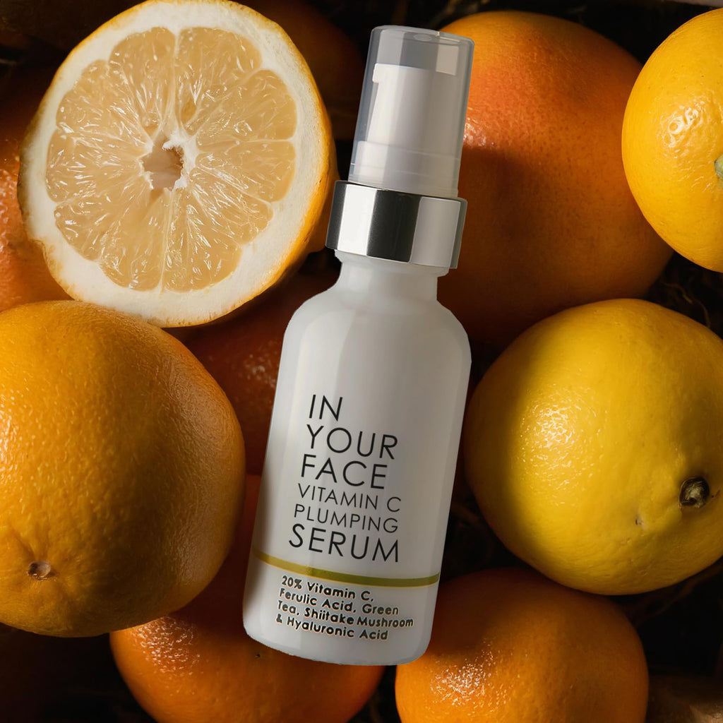 Vitamin C Hydrating Brightening Face Serum with Hyaluronic Acid 1oz S781892
