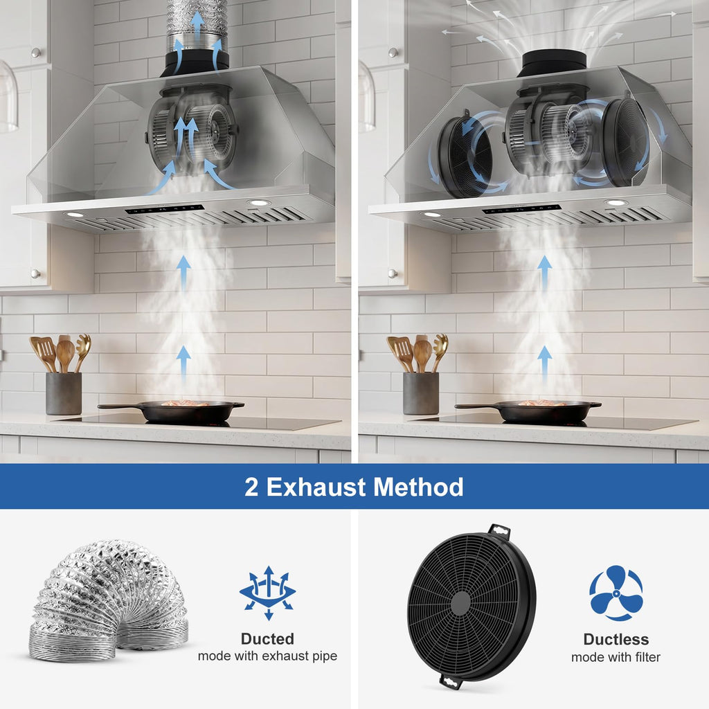 36-Inch 1200 CFM Built-in Range Hood Insert X82993