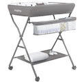 Portable Adjustable Height Folding Baby Changing Table with Wheels P115