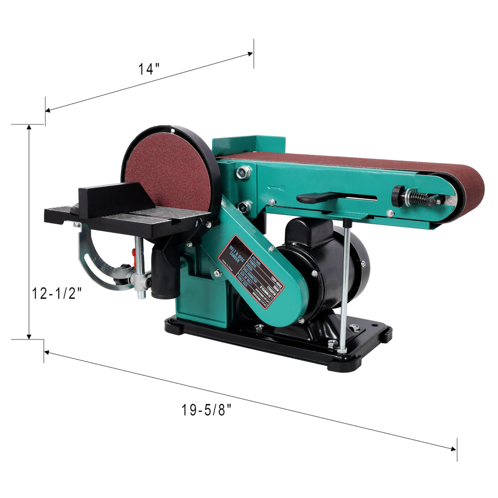 4x36 Inch Electric Belt Sander with Disc F7564