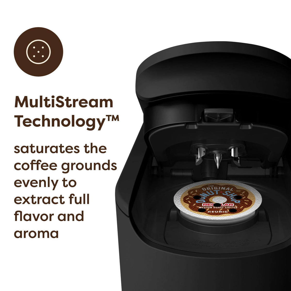 Black Single Serve K-Cup Pod Coffee Maker O71109