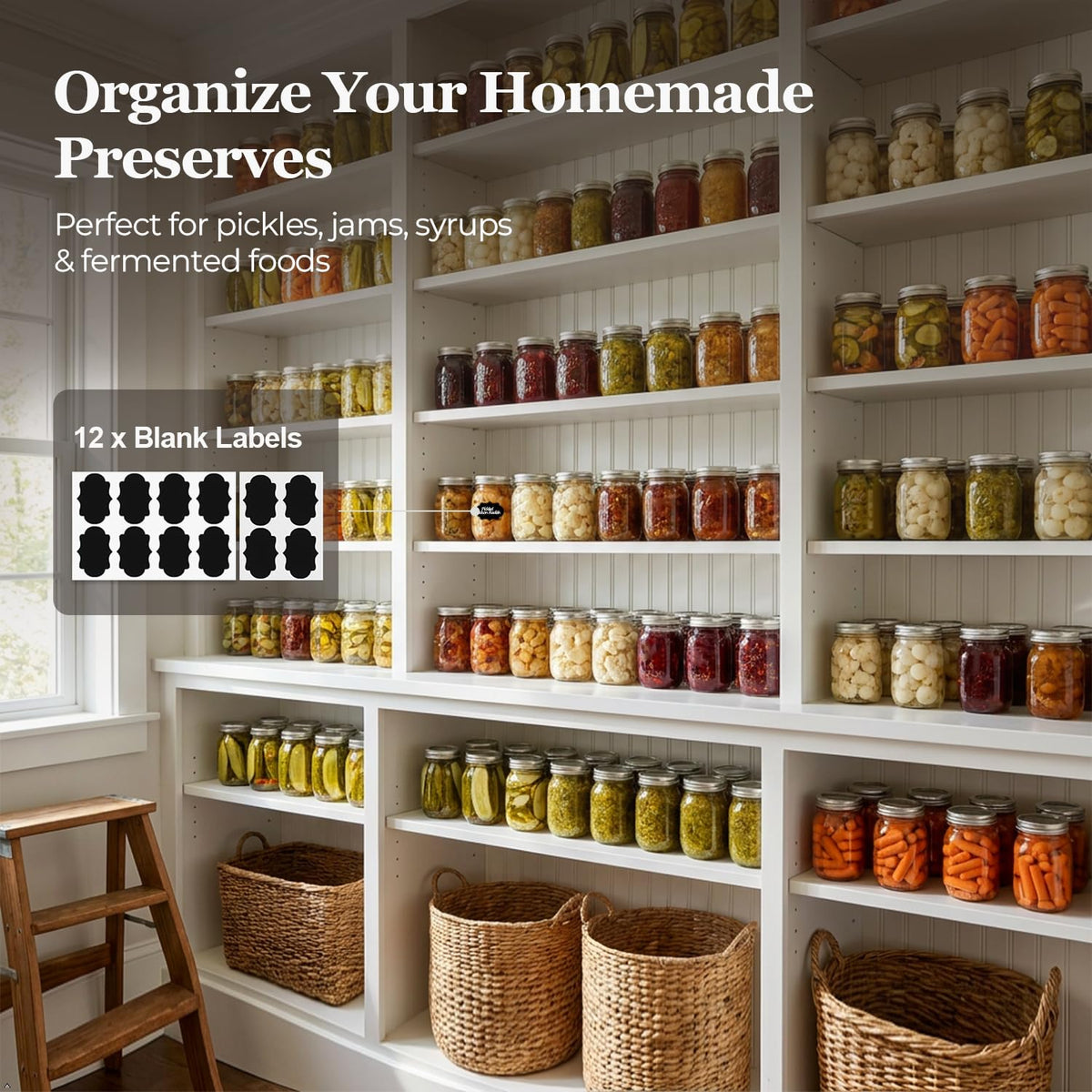 16 oz Regular Mouth Mason Jars 12 Pack Y2704